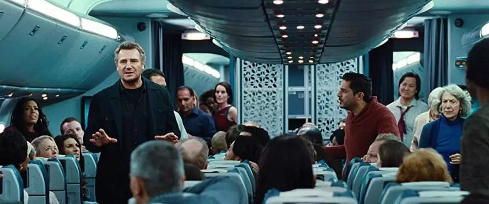 「フライト・ゲーム」リーアム・ニーソン & ミシェル・ドッカリーの画像