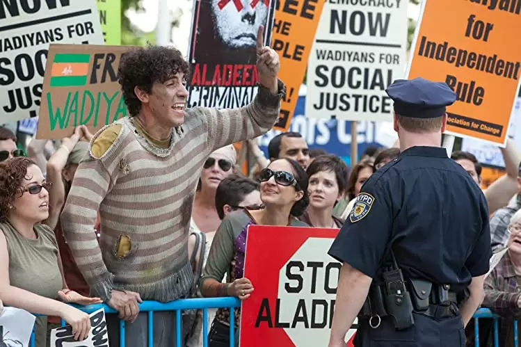 「ディクテーター 身元不明でニューヨーク」サシャ・バロン・コーエン & アンナ・ファリスの画像