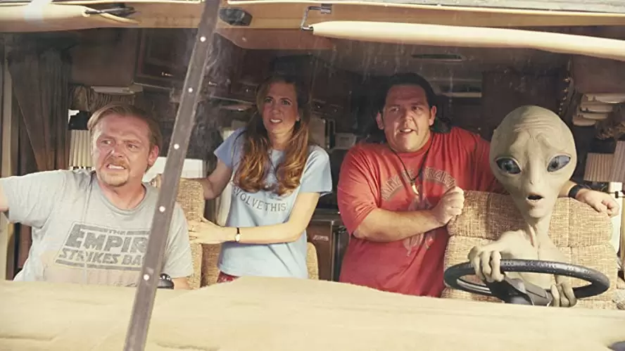 「宇宙人ポール」ニック・フロスト & サイモン・ペッグ & セス・ローゲン & クリステン・ウィグの画像