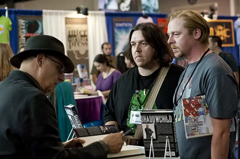 「宇宙人ポール」ジェフリー・タンバー & ニック・フロスト & サイモン・ペッグの画像