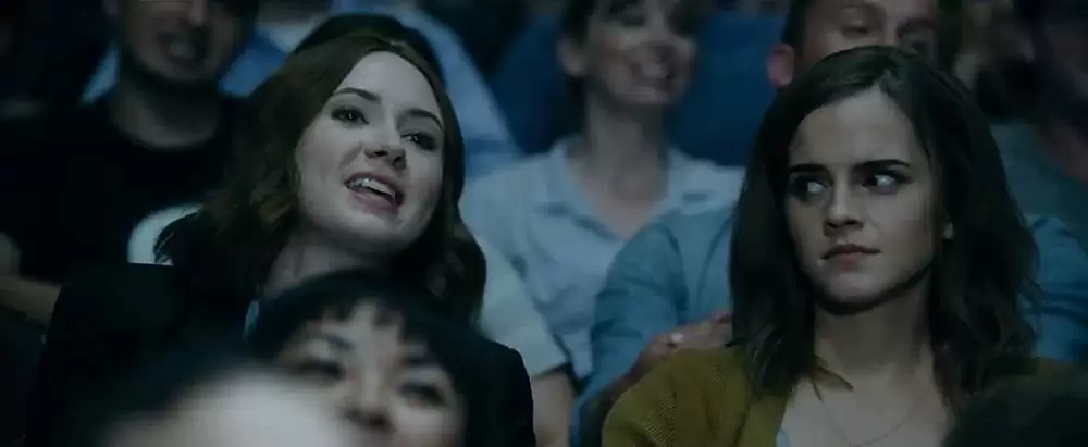 「ザ・サークル」エマ・ワトソン & カレン・ギランの画像