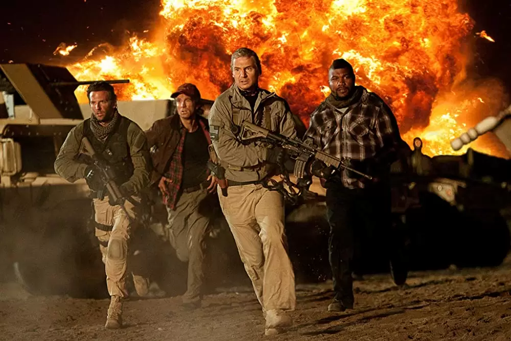 「特攻野郎Aチーム THE MOVIE」リーアム・ニーソン & ブラッドリー・クーパー & シャルト・コプリー & クイントン・“ランペイジ”・ジャクソンの画像