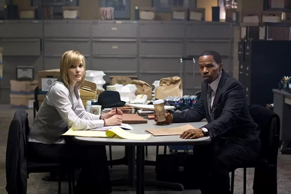 「完全なる報復」レスリー・ビブ & ジェイミー・フォックスの画像