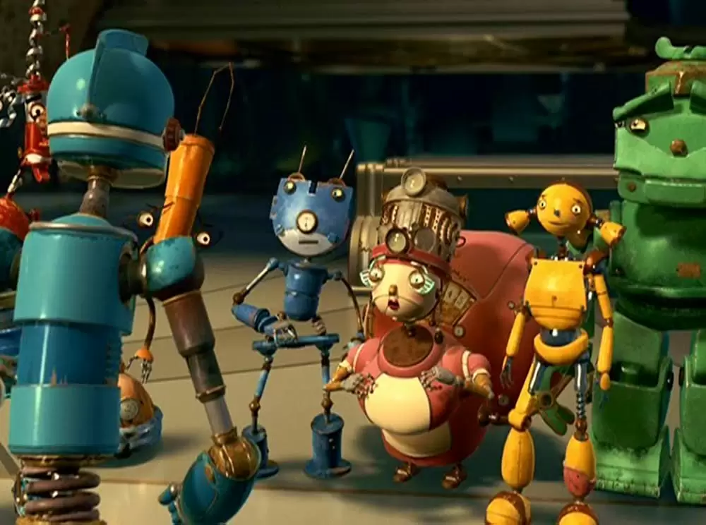 「ロボッツ」ユアン・マクレガー & ロビン・ウィリアムズ & アマンダ・バインズ & ドリュー・ケリー & ハーランド・ウィリアムズ & ジェニファー・クーリッジの画像