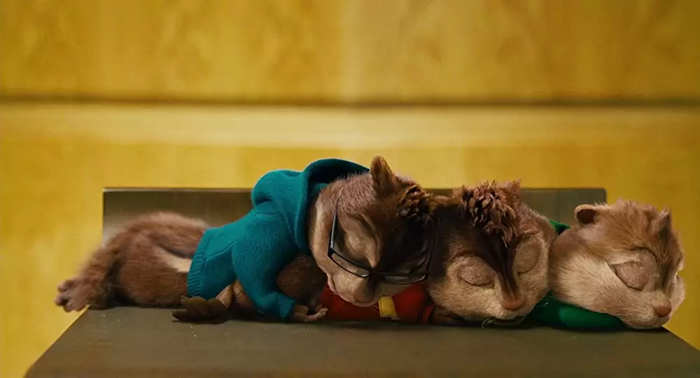 「アルビン／歌うシマリス3兄弟」ジャスティン・ロング & Jesse McCartney & マシュー・グレイ・ギュブラーの画像