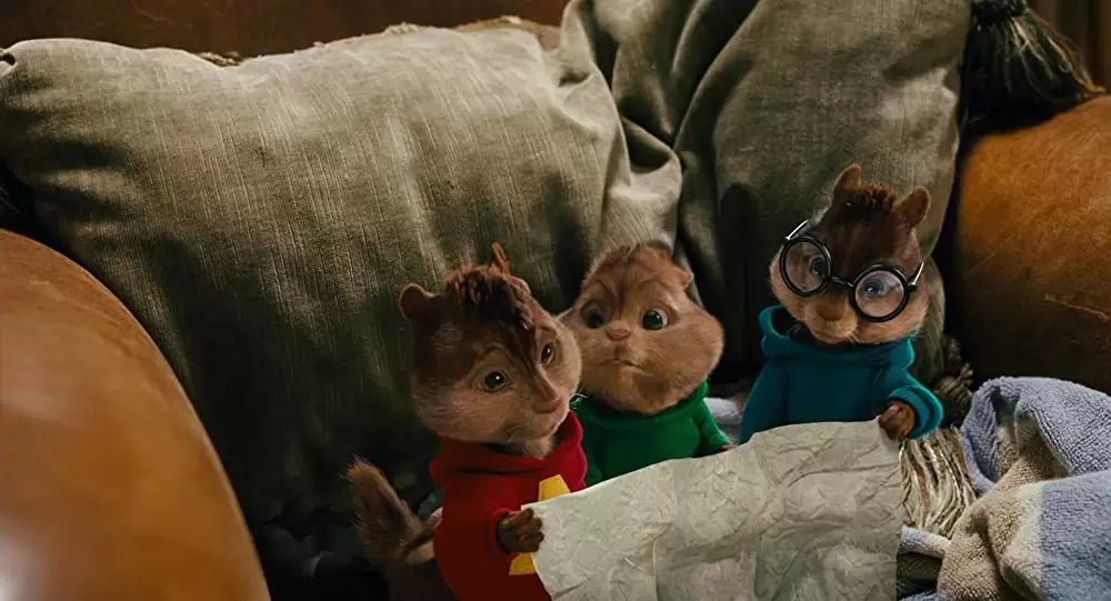 「アルビン／歌うシマリス3兄弟」ジャスティン・ロング & Jesse McCartney & マシュー・グレイ・ギュブラーの画像