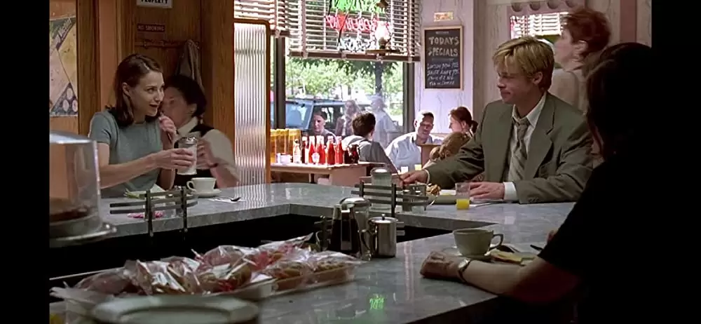 「ジョー・ブラックをよろしく」ブラッド・ピット & クレア・フォーラニの画像