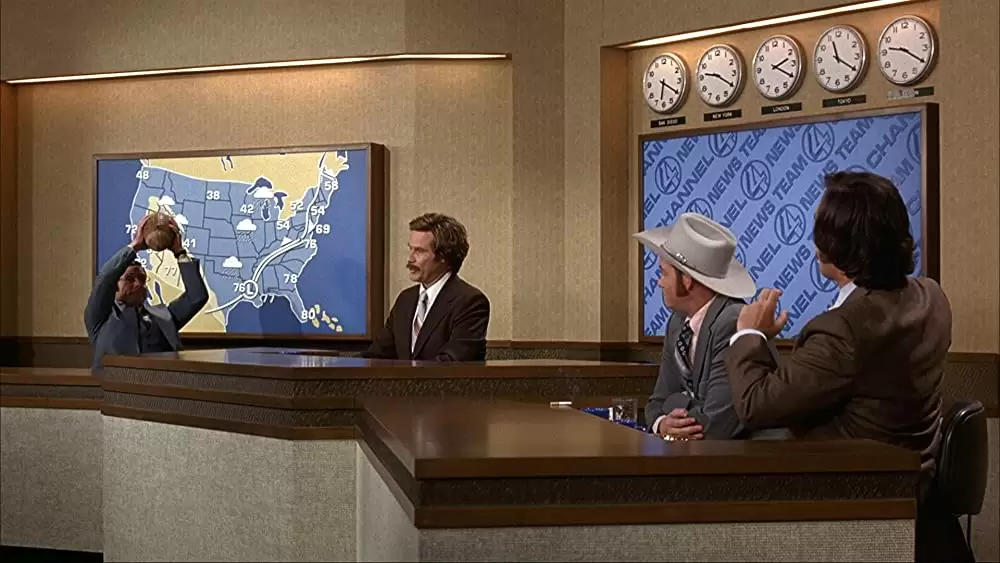 「俺たちニュースキャスター」ウィル・フェレル & スティーブ・カレル & デビッド・ケックナー & ポール・ラッドの画像