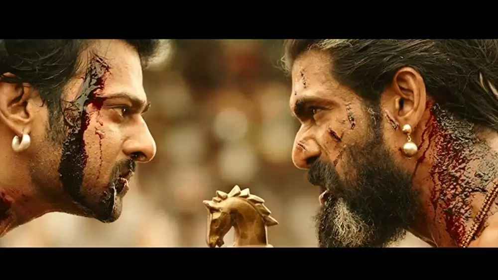 「バーフバリ 王の凱旋 ≪完全版【オリジナル・テルグ語版】≫」プラバース & ラーナー・ダッグバーティの画像