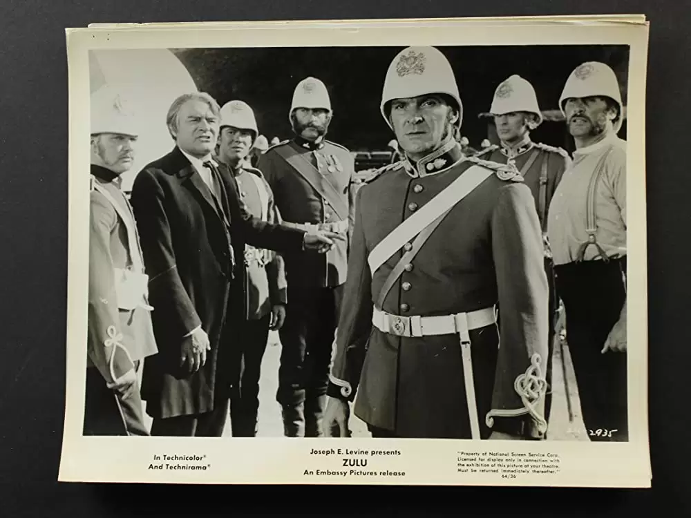 「ズール戦争」マイケル・ケイン & スタンリー・ベイカー & ナイジェル・グリーン & ジャック・ホーキンスの画像