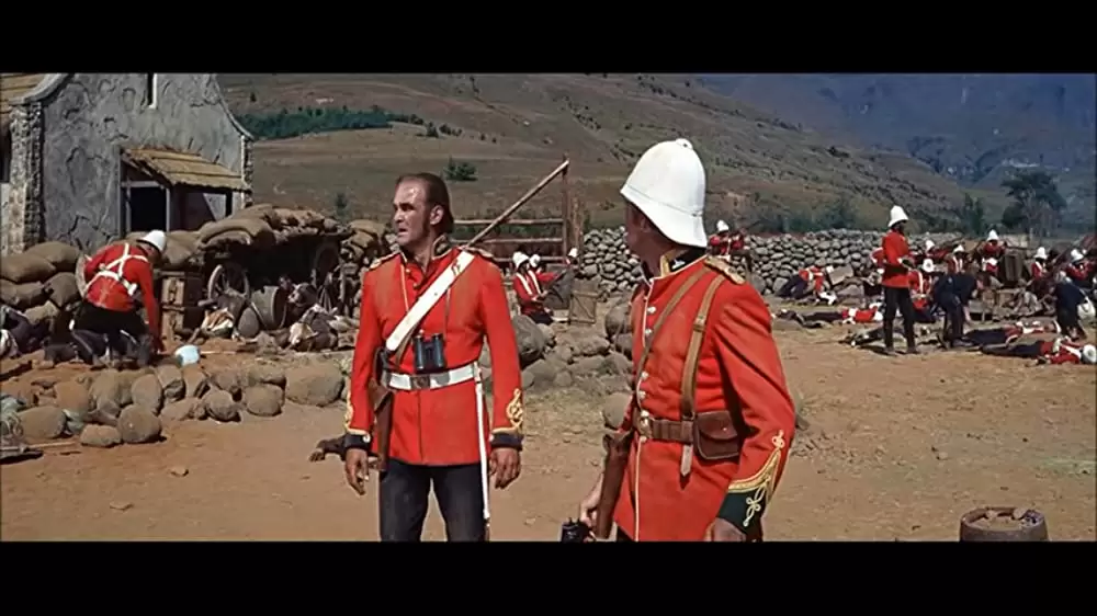 「ズール戦争」マイケル・ケイン & スタンリー・ベイカーの画像