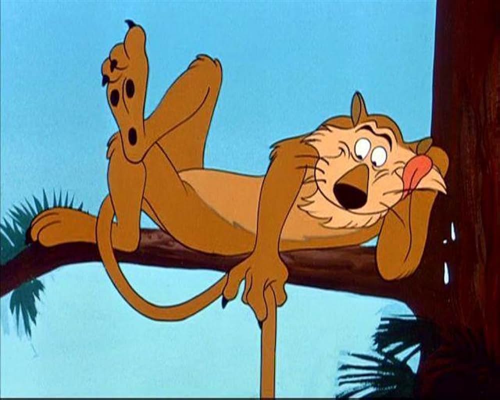 グーフィーのライオン狩りの画像