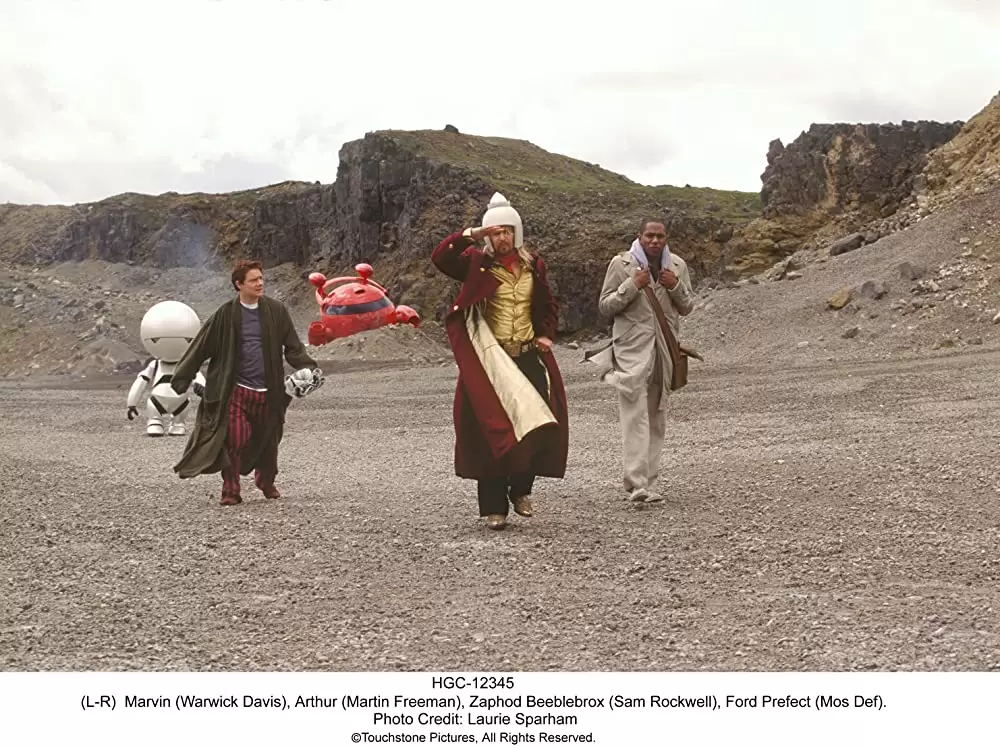 「銀河ヒッチハイク・ガイド」アラン・リックマン & ワーウィック・デイビス & サム・ロックウェル & Yasiin Bey & マーティン・フリーマンの画像