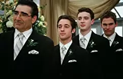 「アメリカン・パイ3：ウェディング大作戦」トーマス・イアン・ニコラス & ショーン・ウィリアム・スコット & ユージン・レビ & エディ・ケイ・トーマスの画像