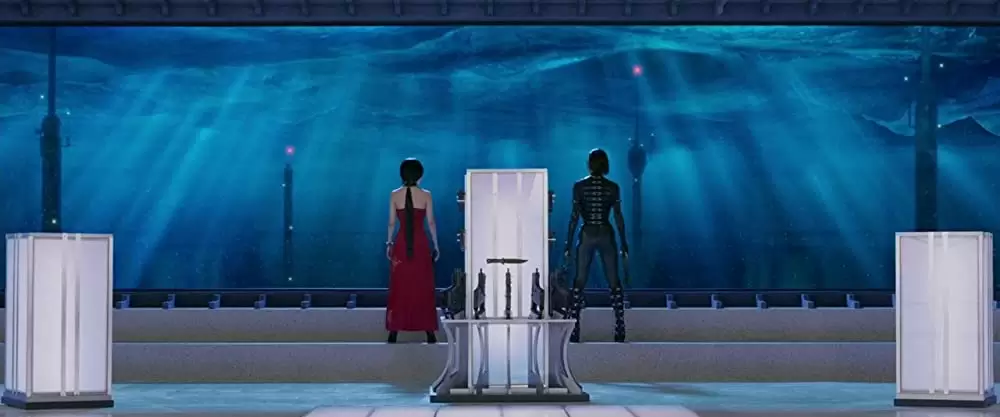「バイオハザードV リトリビューション」ミラ・ジョボビッチ & リー・ビンビンの画像