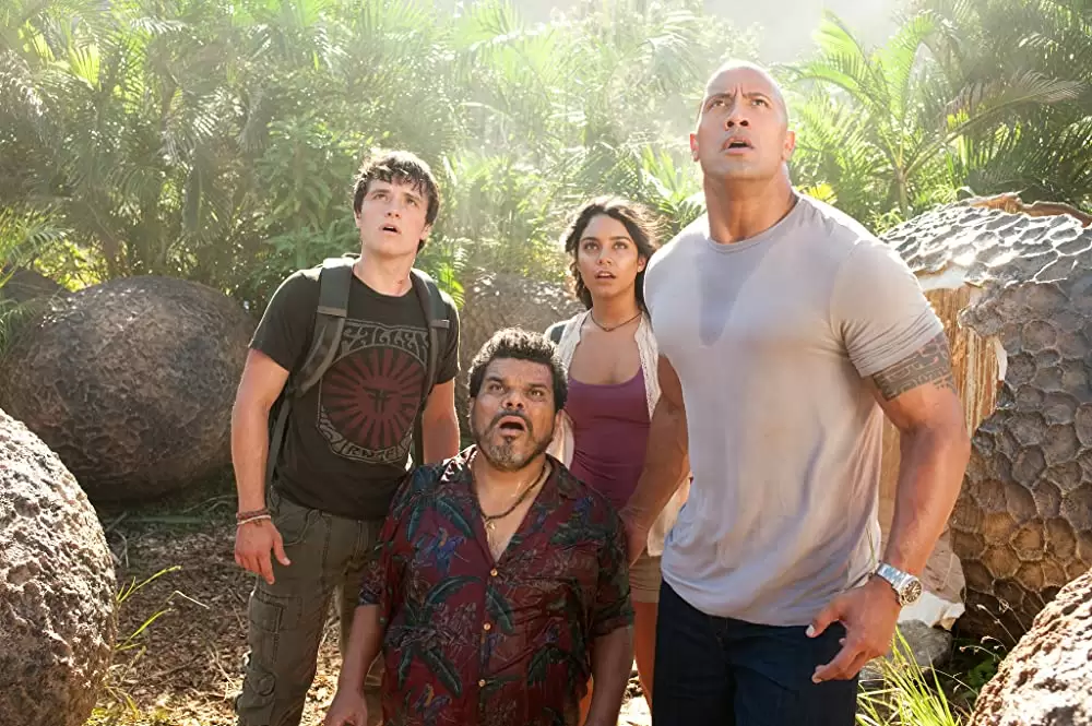 「センター・オブ・ジ・アース2 神秘の島」ルイス・ガスマン & ドウェイン・ジョンソン & バネッサ・ハジェンズ & ジョシュ・ハッチャーソンの画像