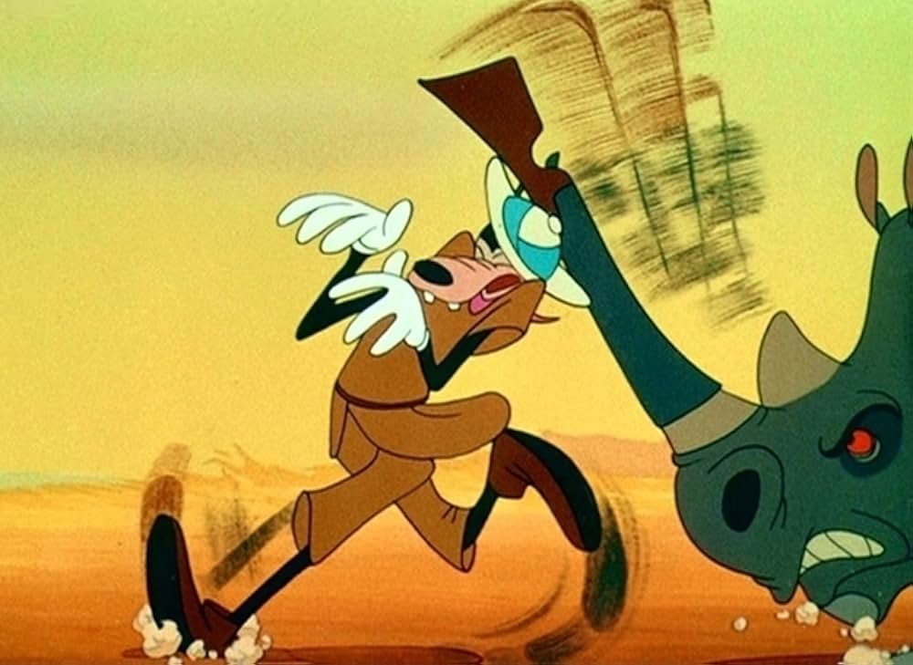 グーフィーの猛獣狩りの画像