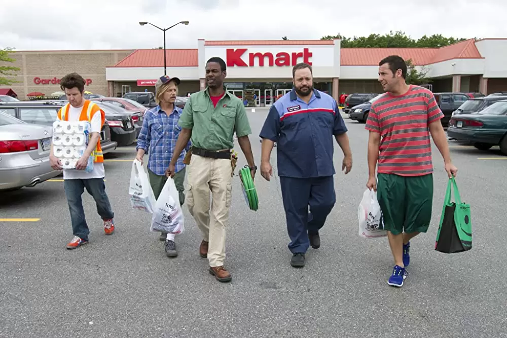 「アダルトボーイズ遊遊白書」アダム・サンドラー & クリス・ロック & デビッド・スペード & ケビン・ジェームズ & ニック・スワードソンの画像