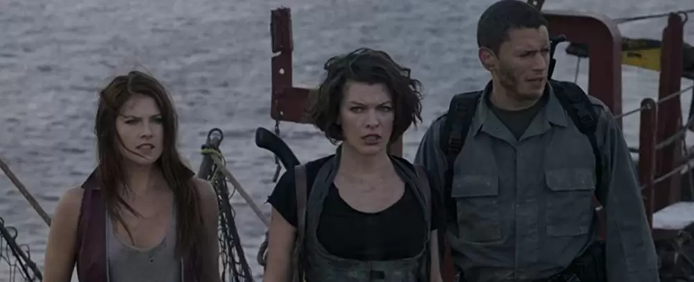 「バイオハザード IV アフターライフ」ミラ・ジョボビッチ & アリ・ラーター & ウェントワース・ミラーの画像