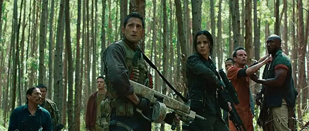「プレデターズ」ダニー・トレホ & エイドリアン・ブロディ & アリシー・ブラガ & ウォルトン・ゴギンズ & トファー・グレイス & オレッグ・タクタロフ & マハーシャラ・アリ & ルイ・オザワの画像