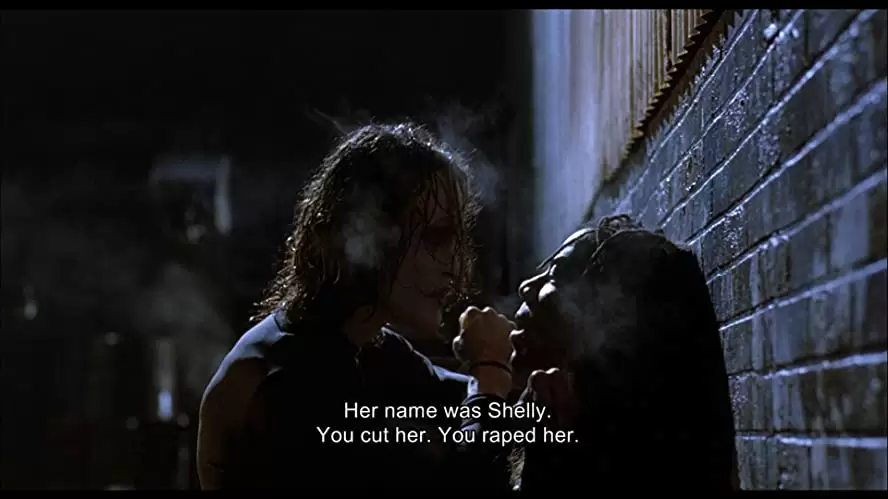 「クロウ／飛翔伝説」ブランドン・リー & ローレンス・メイソンの画像