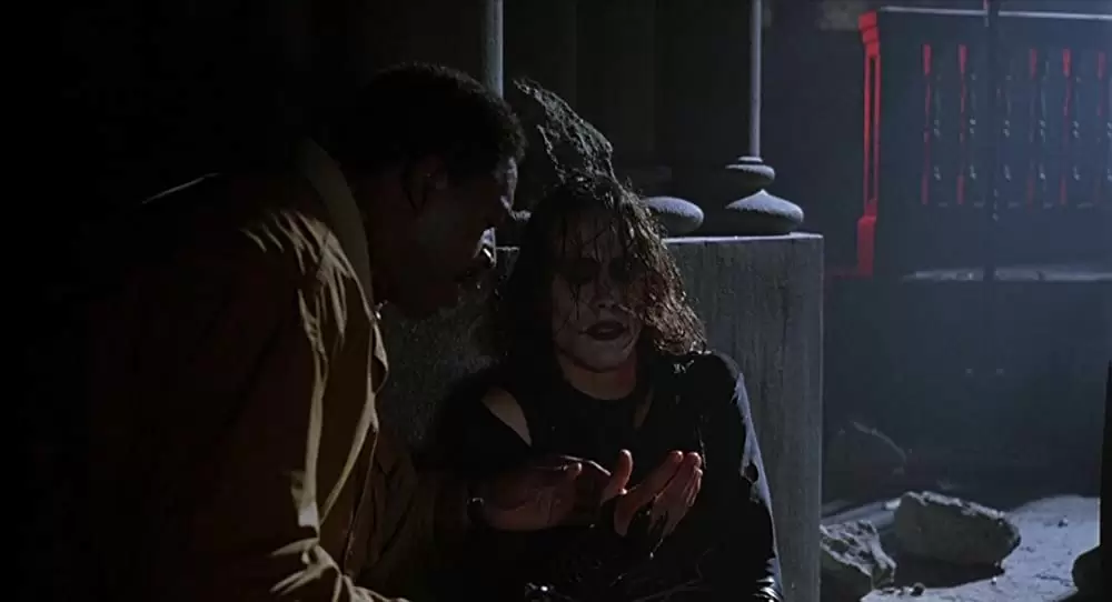 「クロウ／飛翔伝説」ブランドン・リー & アーニー・ハドソンの画像