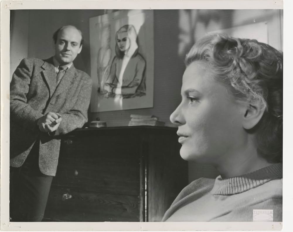 娘とヒアシンスの画像