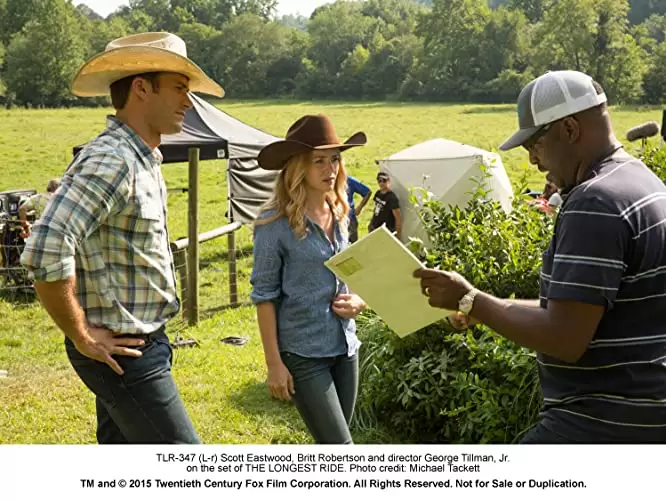 「ロンゲスト・ライド」ジョージ・ティルマン・Jr. & ブリット・ロバートソン & スコット・イーストウッドの画像