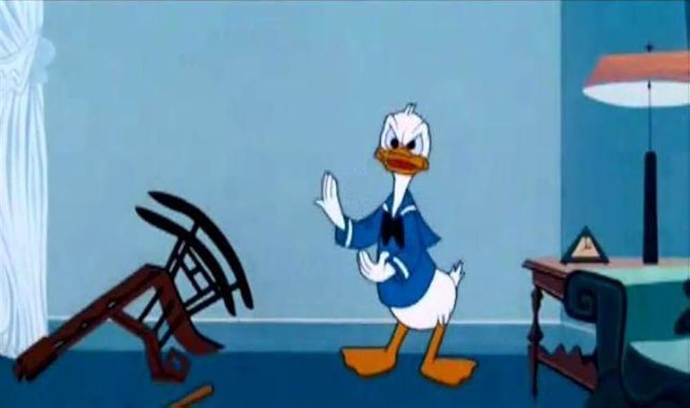 ドナルドの災難〜家庭篇／ドナルドの家庭内事故の写真