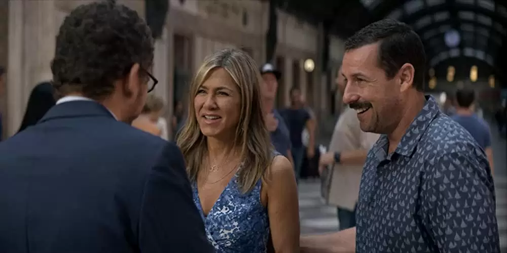 「マーダー・ミステリー」ジェニファー・アニストン & アダム・サンドラー & ダニー・ブーンの画像