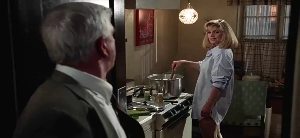 「裸の銃を持つ男」レスリー・ニールセン & プリシラ・プレスリーの画像