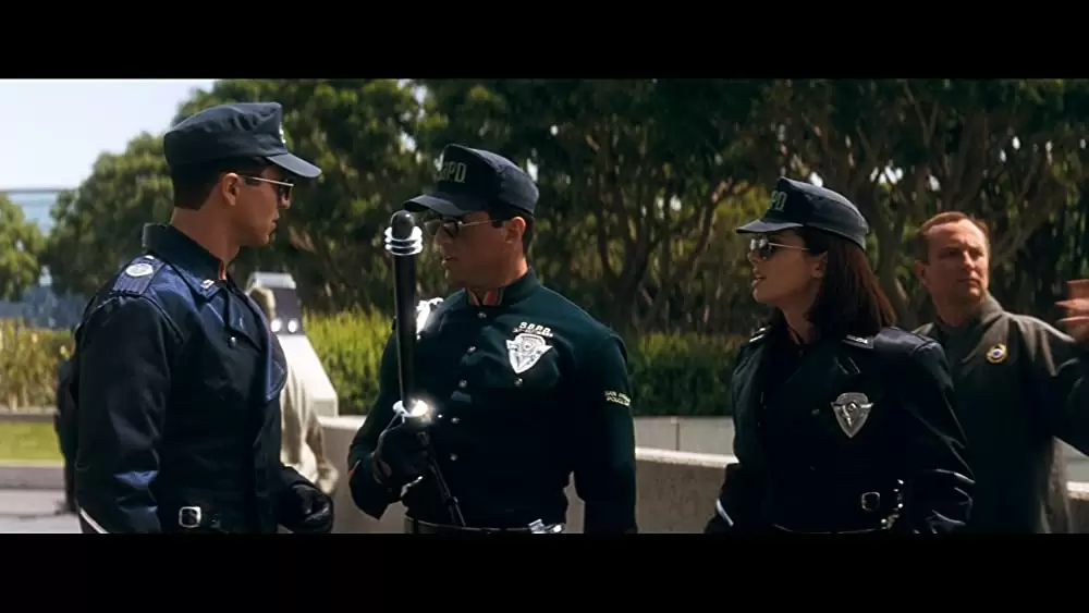 「デモリションマン」サンドラ・ブロック & シルベスター・スタローン & ベンジャミン・ブラットの画像