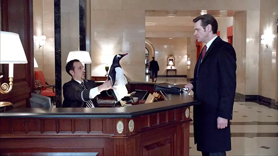 「空飛ぶペンギン」ジム・キャリー & Desmin Borgesの画像