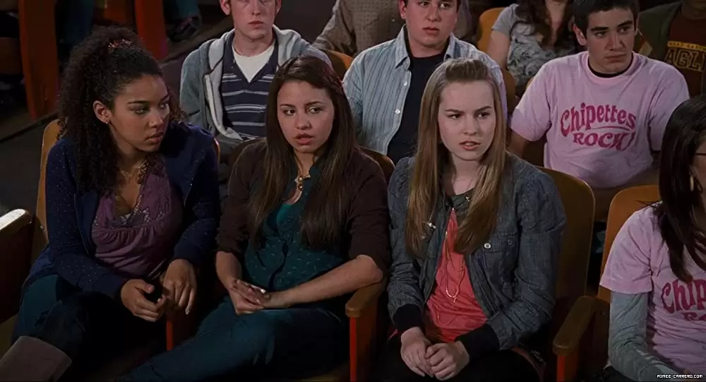 「アルビン2 シマリス3兄弟（しまっピーズ） vs. 3姉妹（しまペッツ）」Bridgit Mendler & エイミー・カレロ & アレクサンドラ・シップの画像