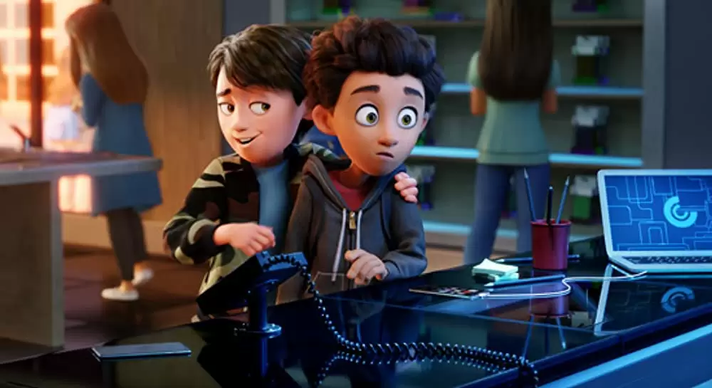 「絵文字の国のジーン」ジェイク・T・オースティン & ショーン・ジャンブロンの画像