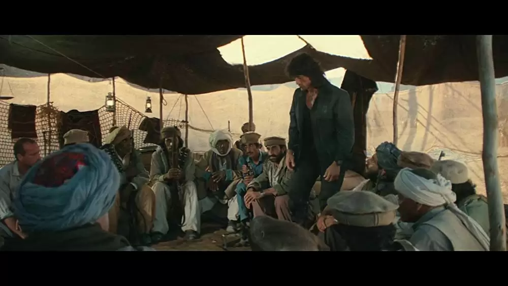 「ランボー3／怒りのアフガン」シルベスター・スタローン & サッソン・ガーベイの画像