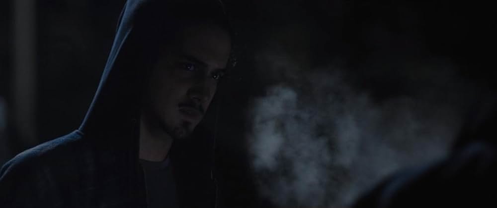 水面に映る影の画像