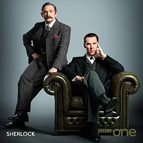 「SHERLOCK／シャーロック 忌まわしき花嫁」マーティン・フリーマン & ベネディクト・カンバーバッチの画像