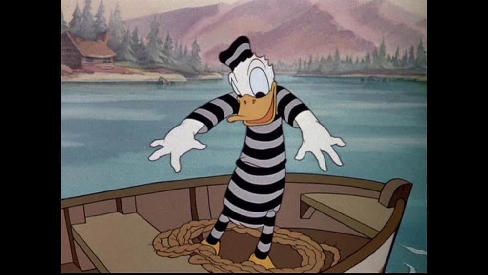 ドナルドのモーターボートの画像