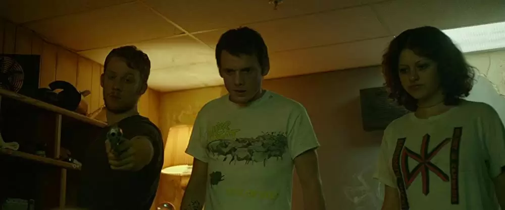 「グリーンルーム」アリア・ショウカット & アントン・イェルチン & ジョー・コールの画像