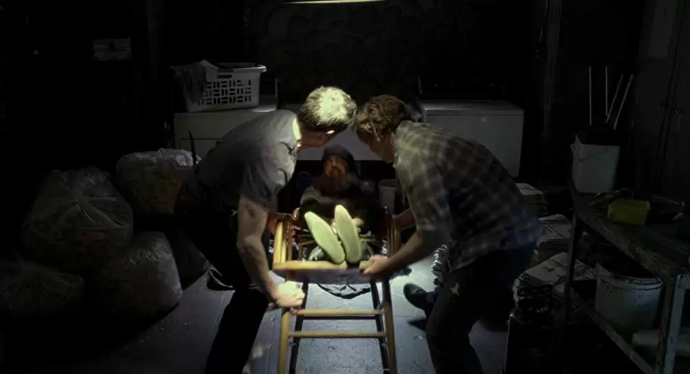 「ムービー43」ショーン・ウィリアム・スコット & ジェラルド・バトラー & ジョニー・ノックスビルの画像