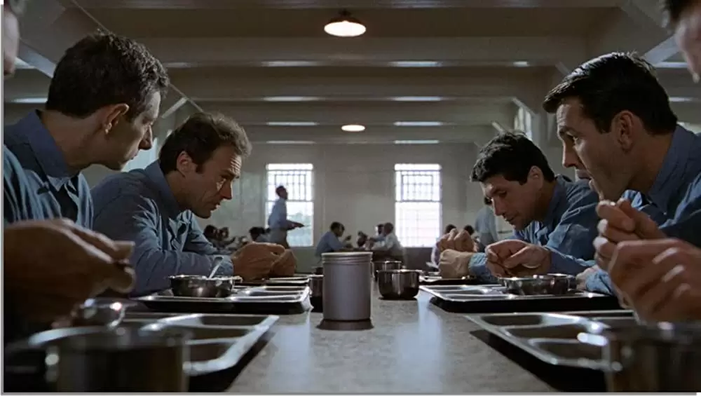 「アルカトラズからの脱出」クリント・イーストウッド & フレッド・ウォードの画像