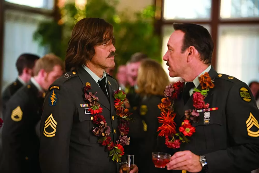 ヤギと男と男と壁との画像