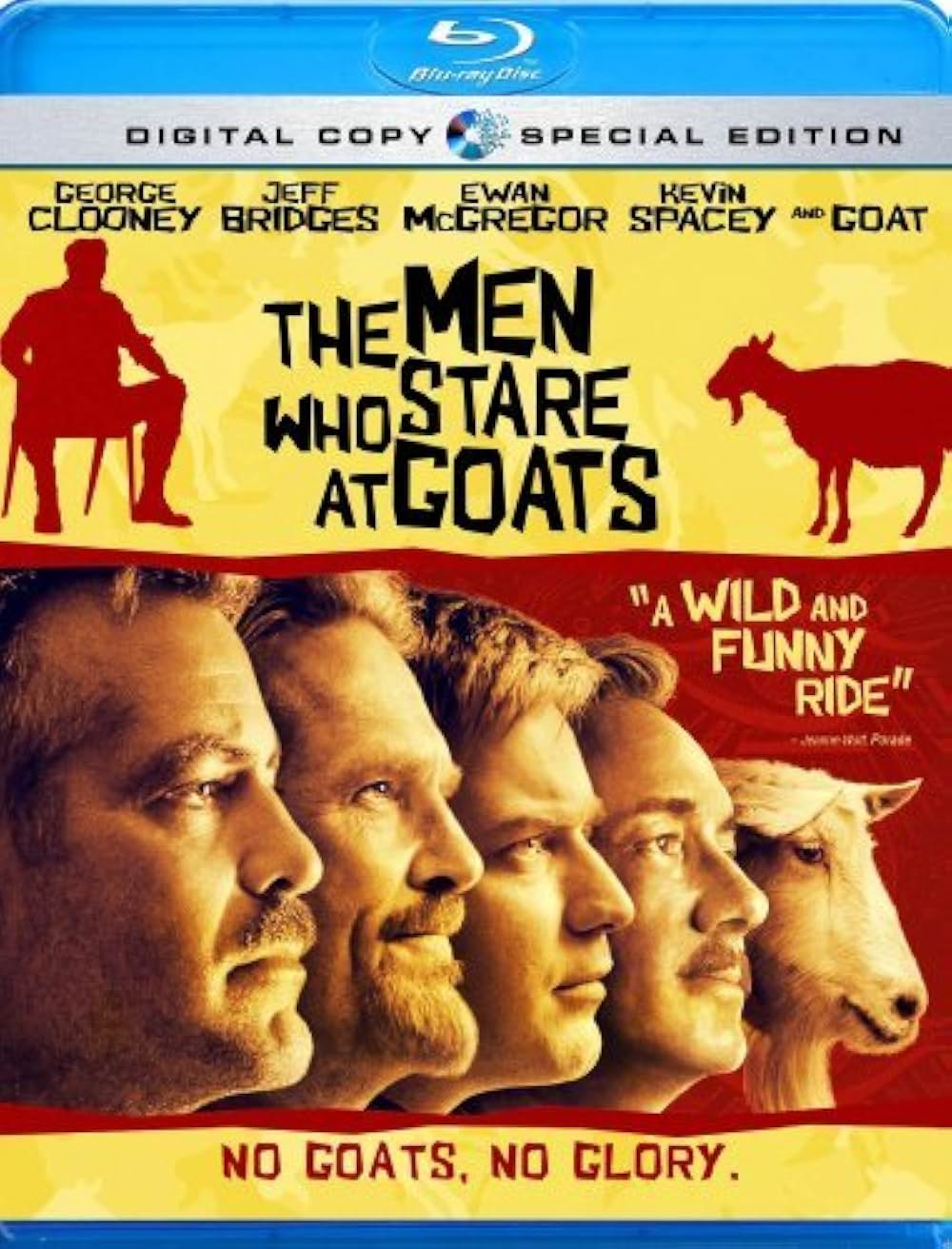 ヤギと男と男と壁との画像