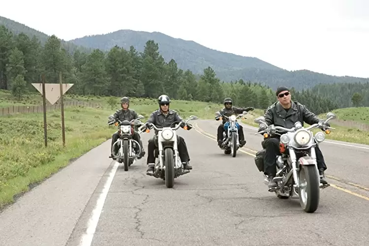 「WILD HOGS／団塊ボーイズ」ジョン・トラボルタ & ウィリアム・H・メイシー & ティム・アレン & マーティン・ローレンスの画像