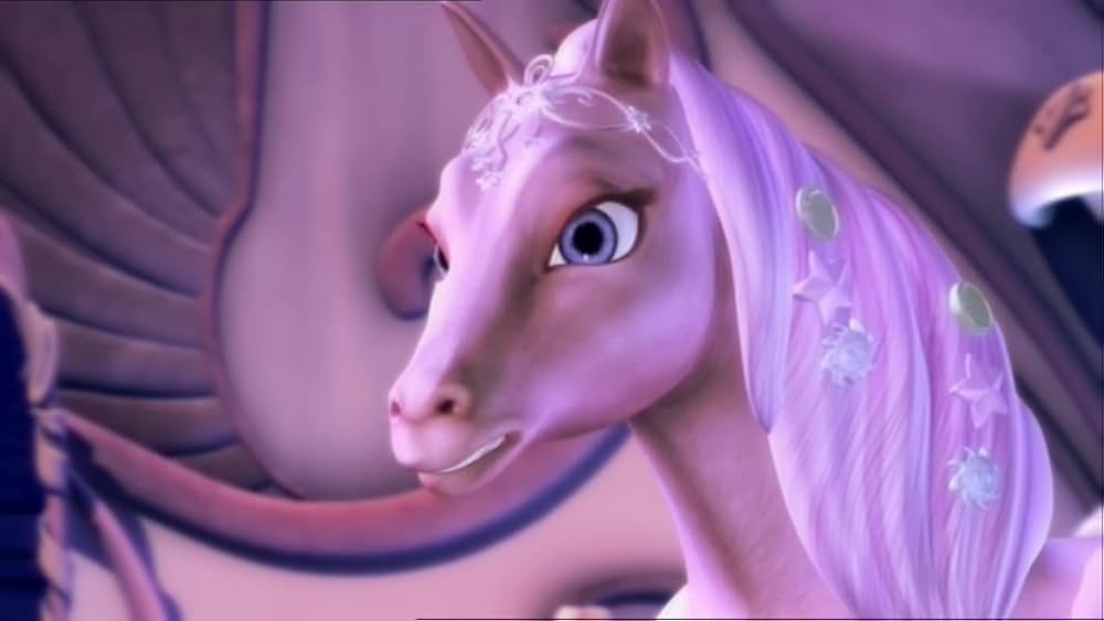 バービーとペガサスの魔法の写真