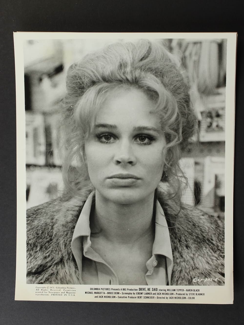 Drive, He Said（原題）の写真