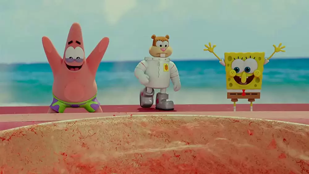 「スポンジ・ボブ 海のみんなが世界を救Woo！」ビル・ファッガーバッケ & トム・ケニー & キャロリン・ローレンスの画像