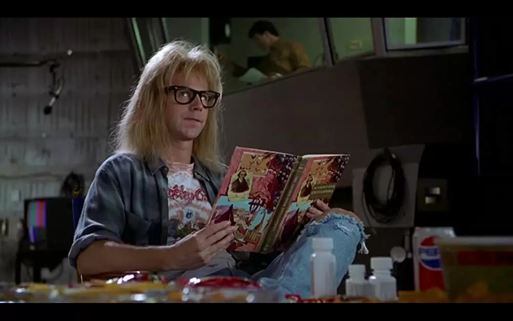 「ウェインズ・ワールド」ダナ・カービの画像