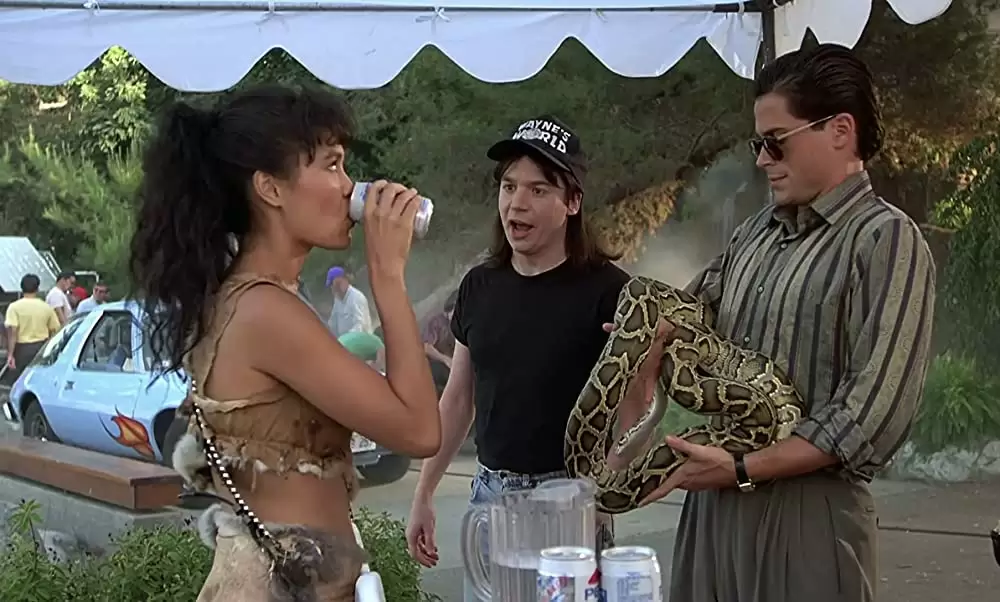 「ウェインズ・ワールド」ティア・カレル & マイク・マイヤーズ & ロブ・ロウの画像